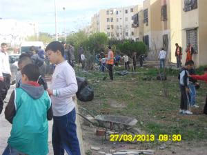 Alfassil à Ain M'lila; Journée de plantation le 27.Mars 2013