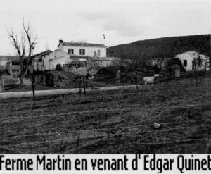 Ferme Martin caserne militaire en 1955