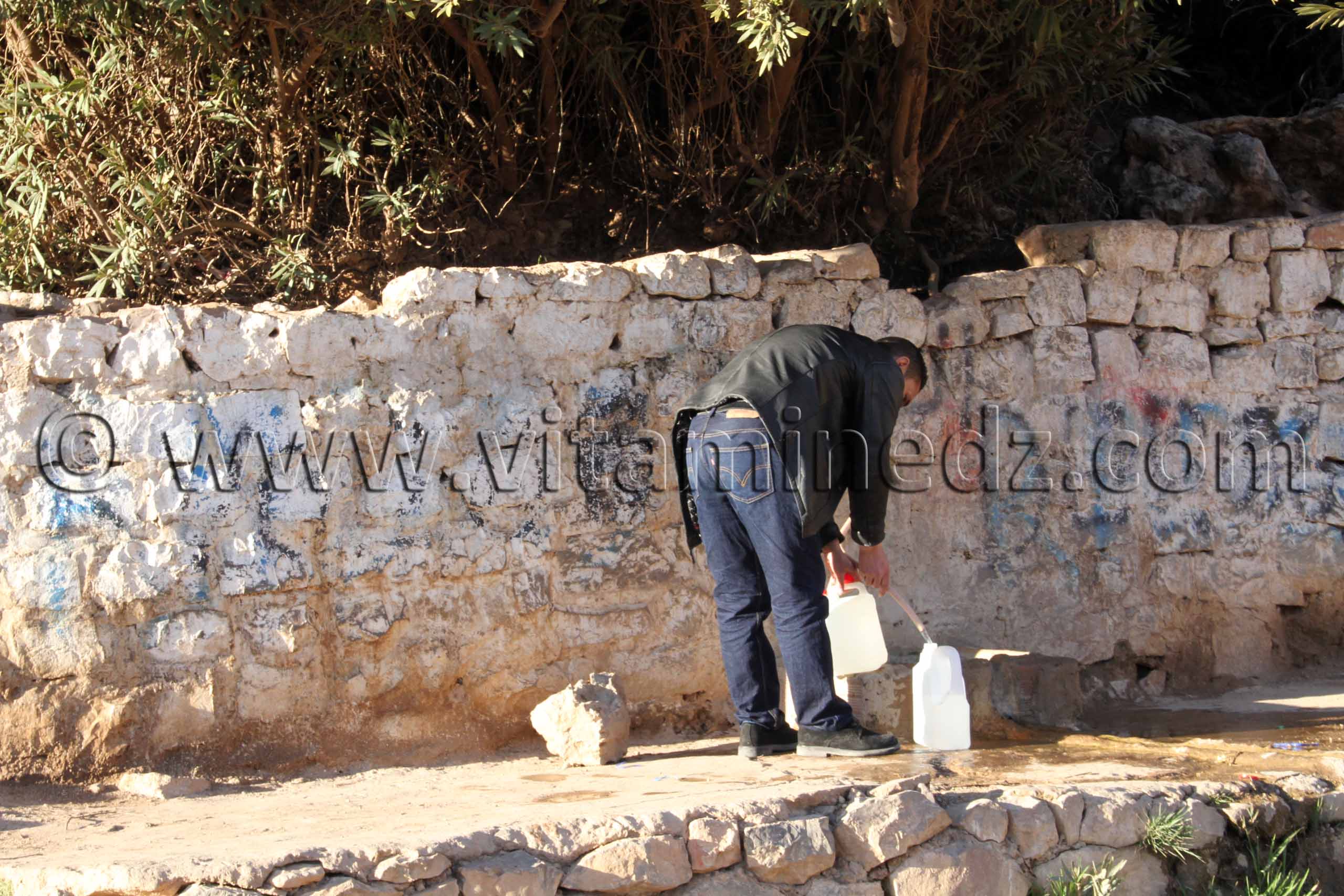 Source d'eau, La commune d'Aïn Ghoraba, Beni Hediel