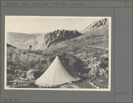 Travaux de capture des sources d'Aïn Berbaga