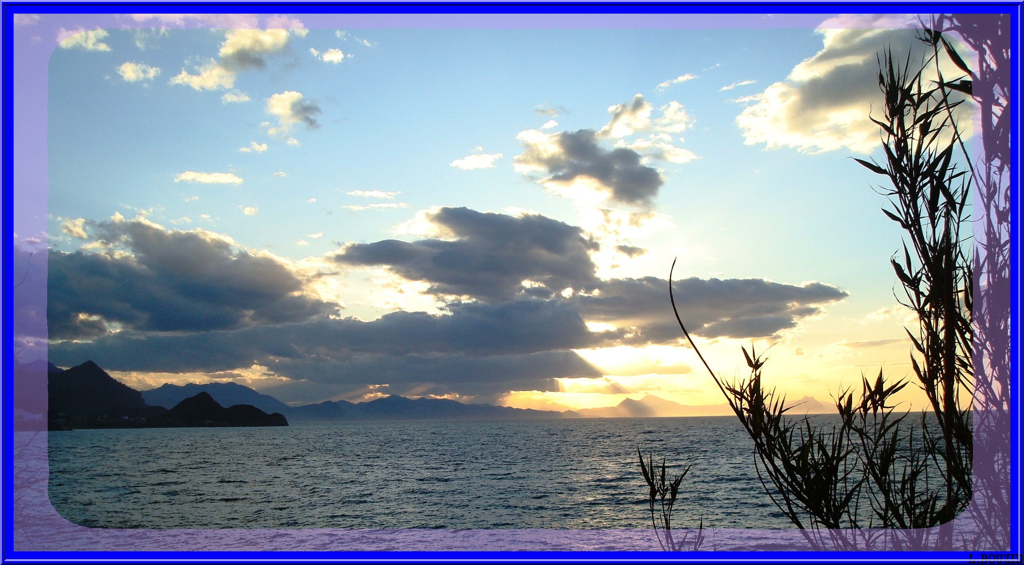 Temps nuageux sur le golfe