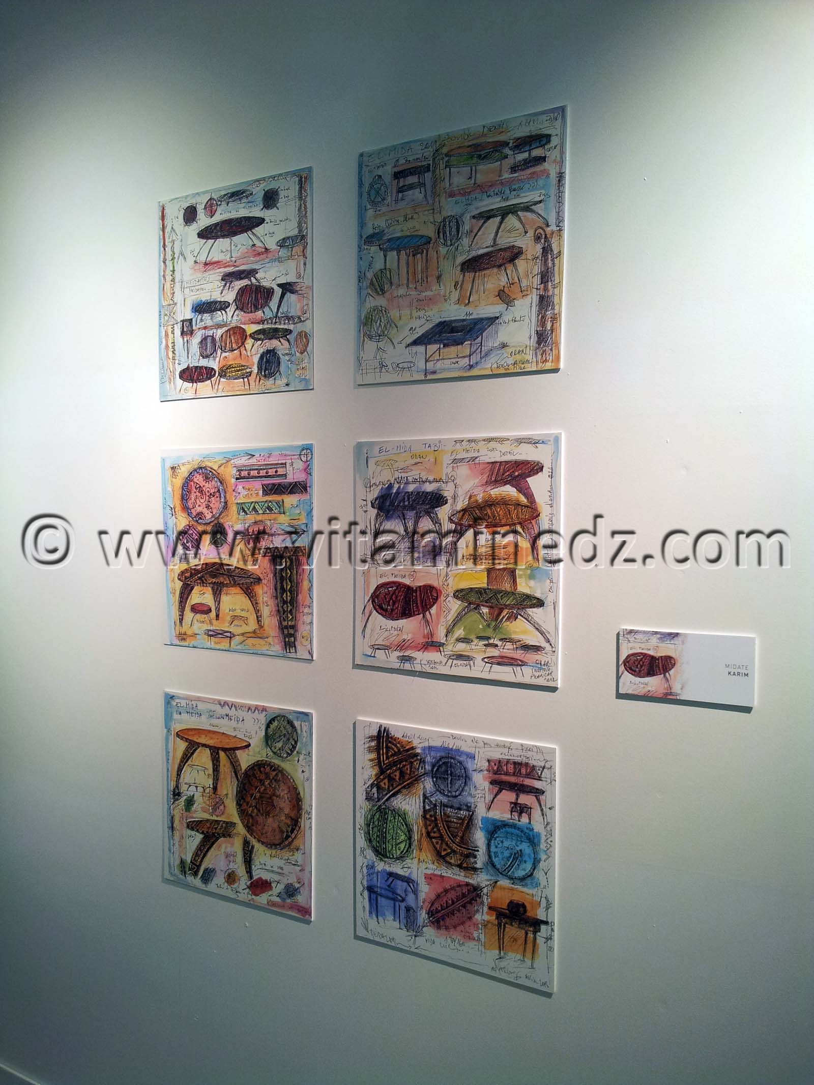 AU MUSEE D'ART ET D'HISTOIRE DE TLEMCEN A TABLE ! EL-MIDA EXPO DESIGN, recherches, ébauches et croquis… OBJET NOMADE se déplace à Tlemcen (Avec le soutien de L'institut français de Tlemcen).