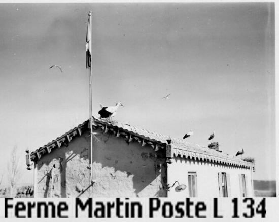 Ferme Martin caserne militaire en 1955