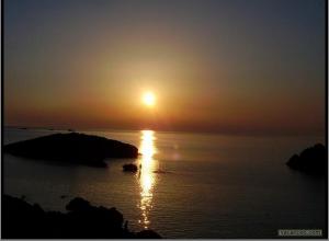 Coucher de soleil sur la Crique, Jijel