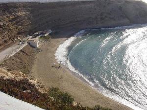 Vue sur la plage de la Marmite, Beni Saf
