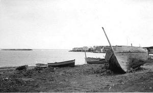 La plage de la Madrague, Alger (1950)