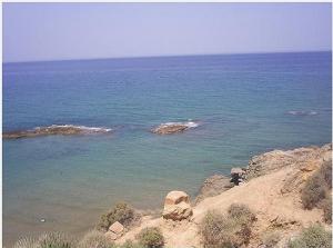 Vue sur la plage de Sidi Ali