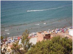 Vue sur la plage du Puits