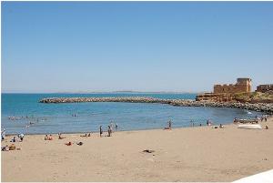 La plage de Fort de l'eau