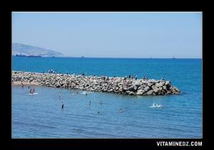 La digue de Fort de l'eau