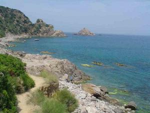 La plage du ravin des lions