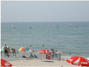 Le club de Fun Glisse sur la plage Jeanne D'Arc