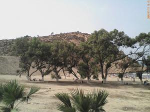 Paysage de la plage  Moskarda, Tlemcen