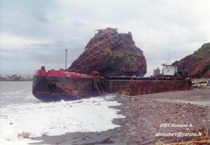 Abri de pêche : intempéries,novembre 2001