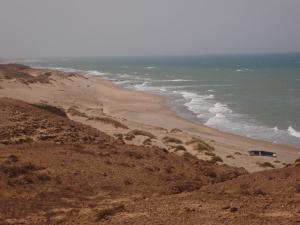 Paysage de la plage Sekhra