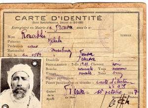 Rouabhi Djillali mon grand père de FRENDA: né P.1889