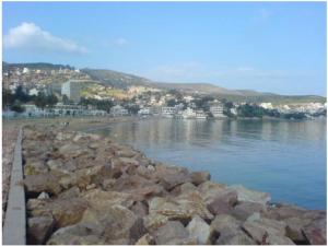 Vue sur la plage Chapuis, Annaba
