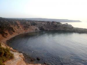 Une plage sauvage à Cap Blanc, Oran