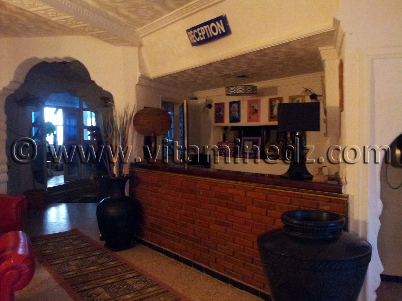 Hôtel El Manar, réception. Plage El Kala (El Taref - Algérie)