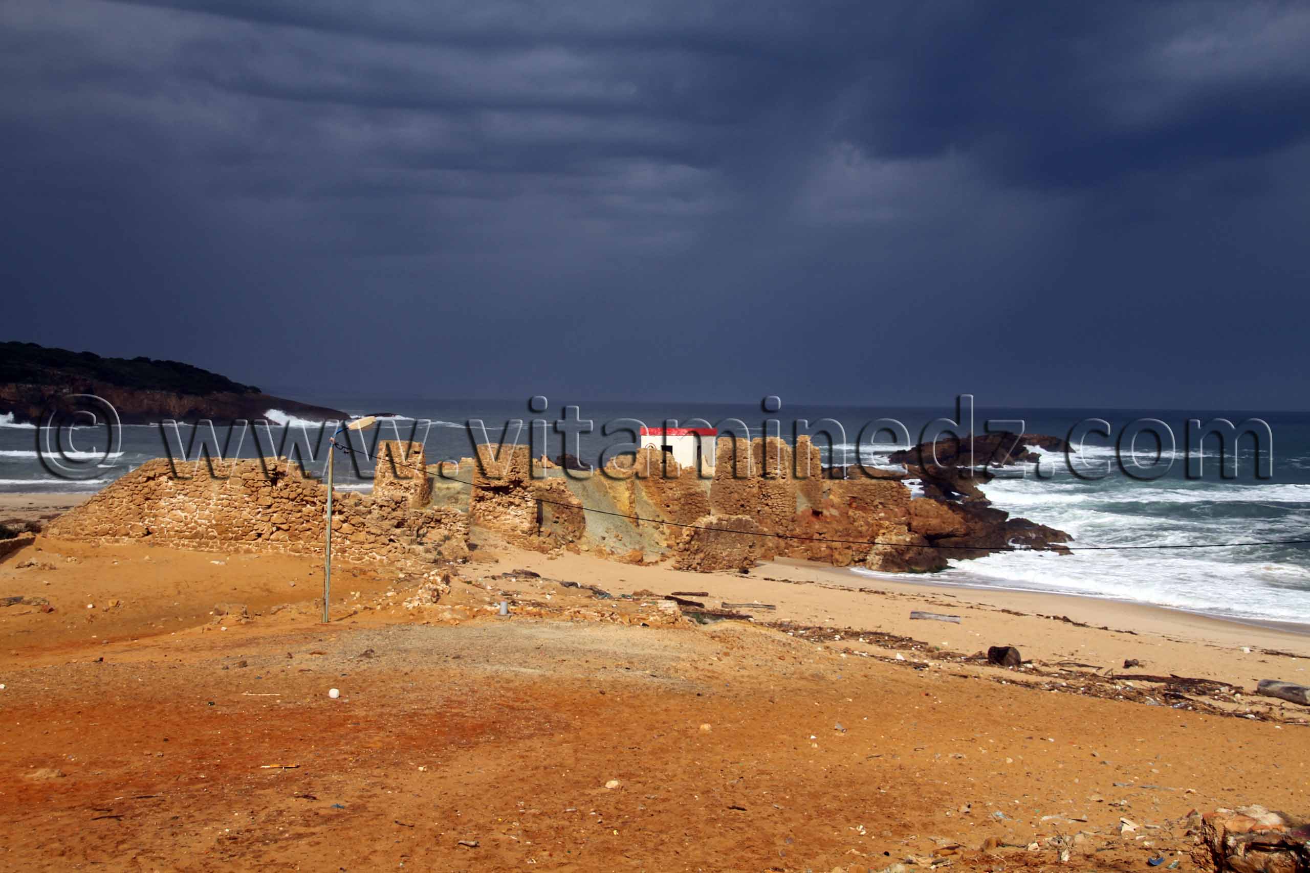 Ruines Plage La Messida Proche de Tunisie (El Kala , Wilaya, El Tarf)