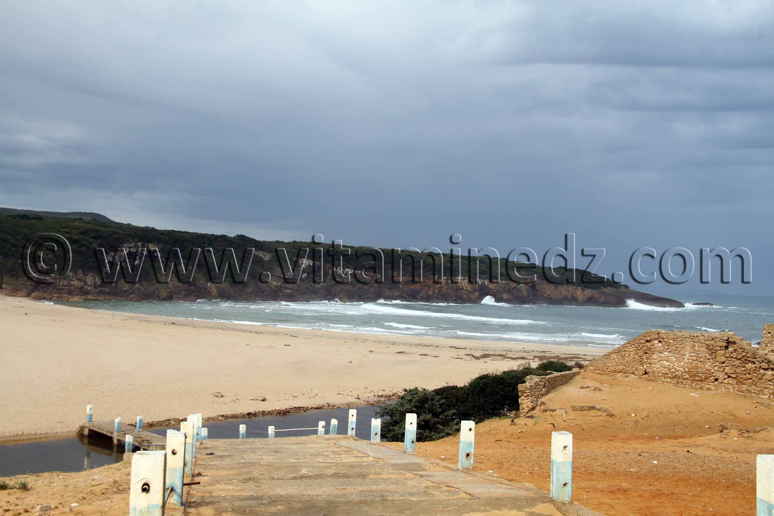 Oued et Plage La Messida Proche de Tunisie (El Kala , Wilaya, El Tarf)