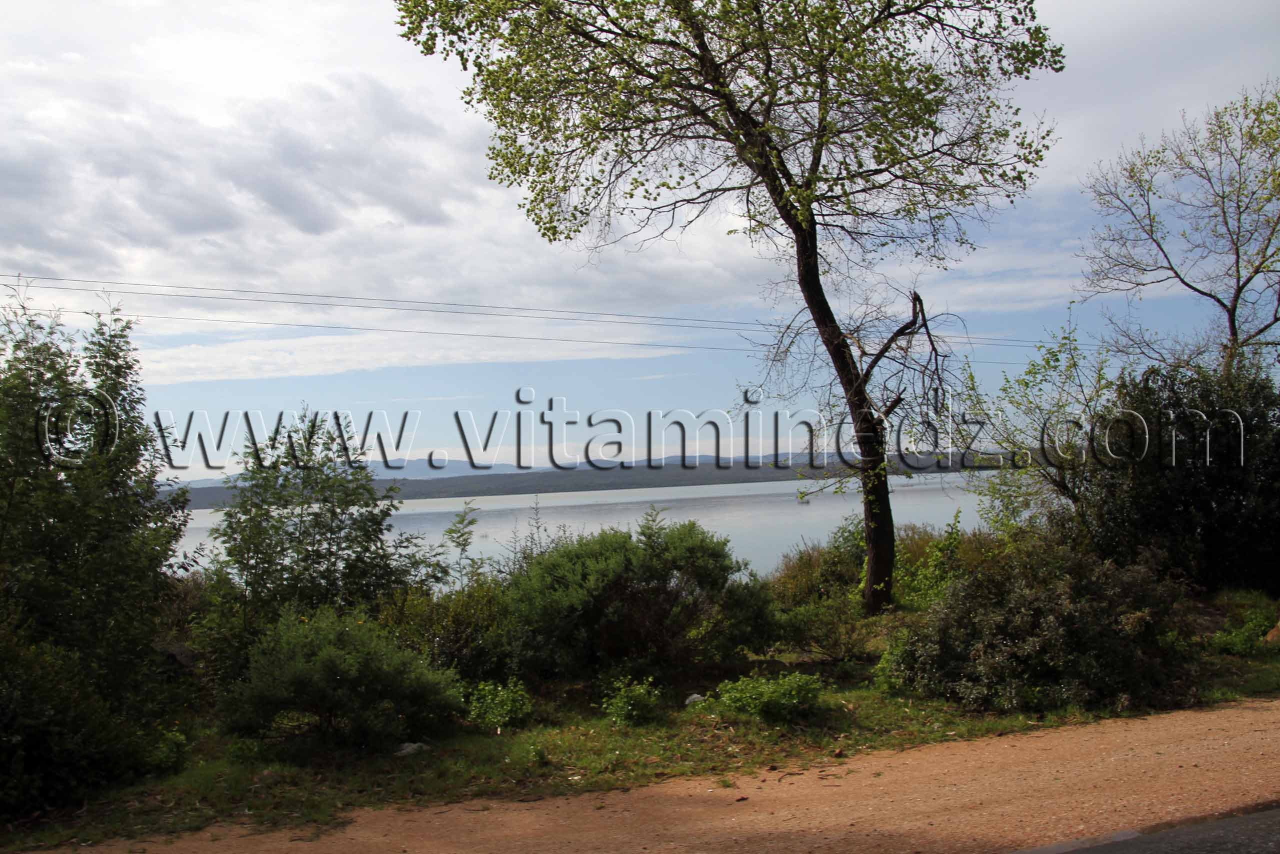 Lac Oubeïra El Kala, Route du littoral