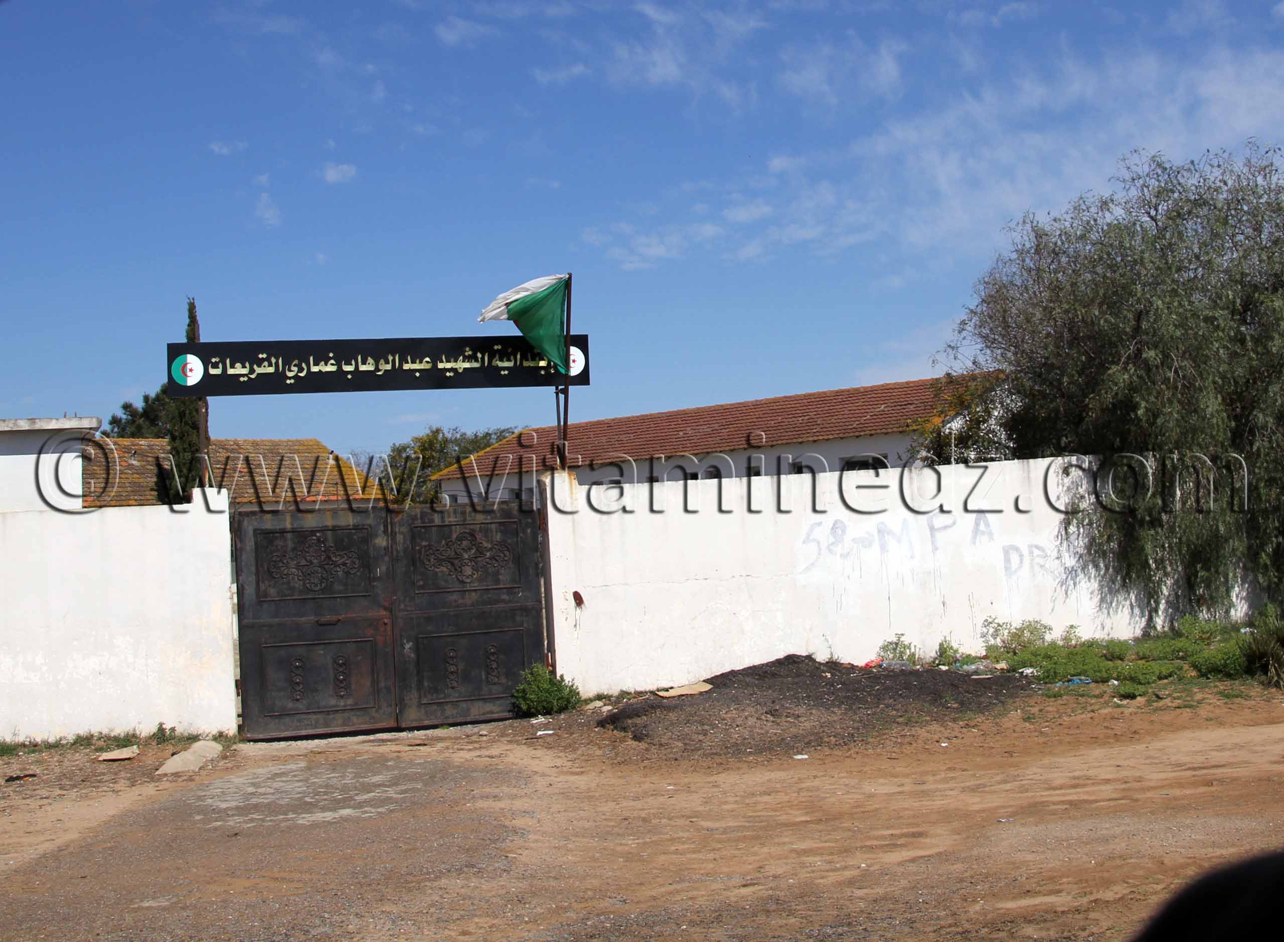 Ecole Primaire, Chahid Abdelwahab Gohmari, El Arikat, Commune de Benmhidi, wilaya de Tarf