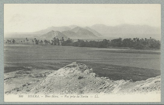 Biskra. - Béni-Mora. - Vue prise du Fortin