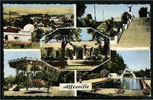 Affreville (Khemis   Méliana)  - Vue générale, statue de Monseigneur Affre, la mairie, le kiosque, la piscine