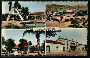 Affreville (Khemis   Méliana)  - Amitiés d'Affreville - La piscine, la gare, le Zaccar, place ud marché, la gare