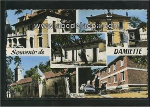 Aïn Dhab   (Damiette)  - Souvenir de Damiette - Le château Malleval - La mairie - Les P.T.T. - L'Eglise - Les H.L.M.