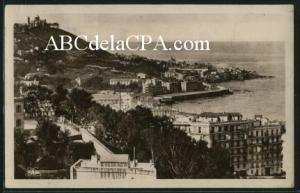 Alger - Bab el      Oued  - Vue sur Bab el Oued et N.D. d'Afrique
