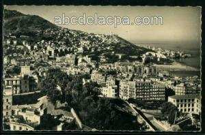 Alger - Bab el      Oued  - Vue générale de Bab el Oued dominée par Notre-Dame d'Afrique