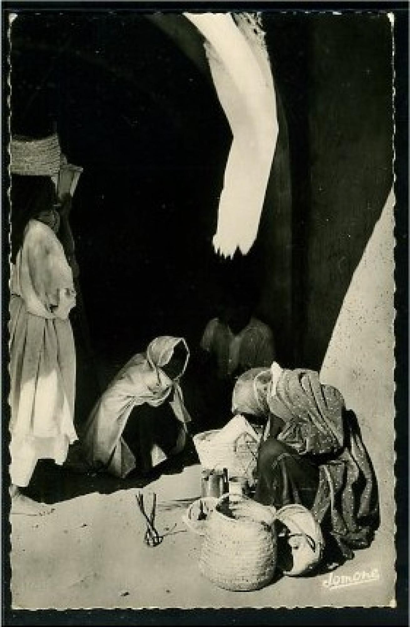 Adrar  - Marchands au marché d'Adrar