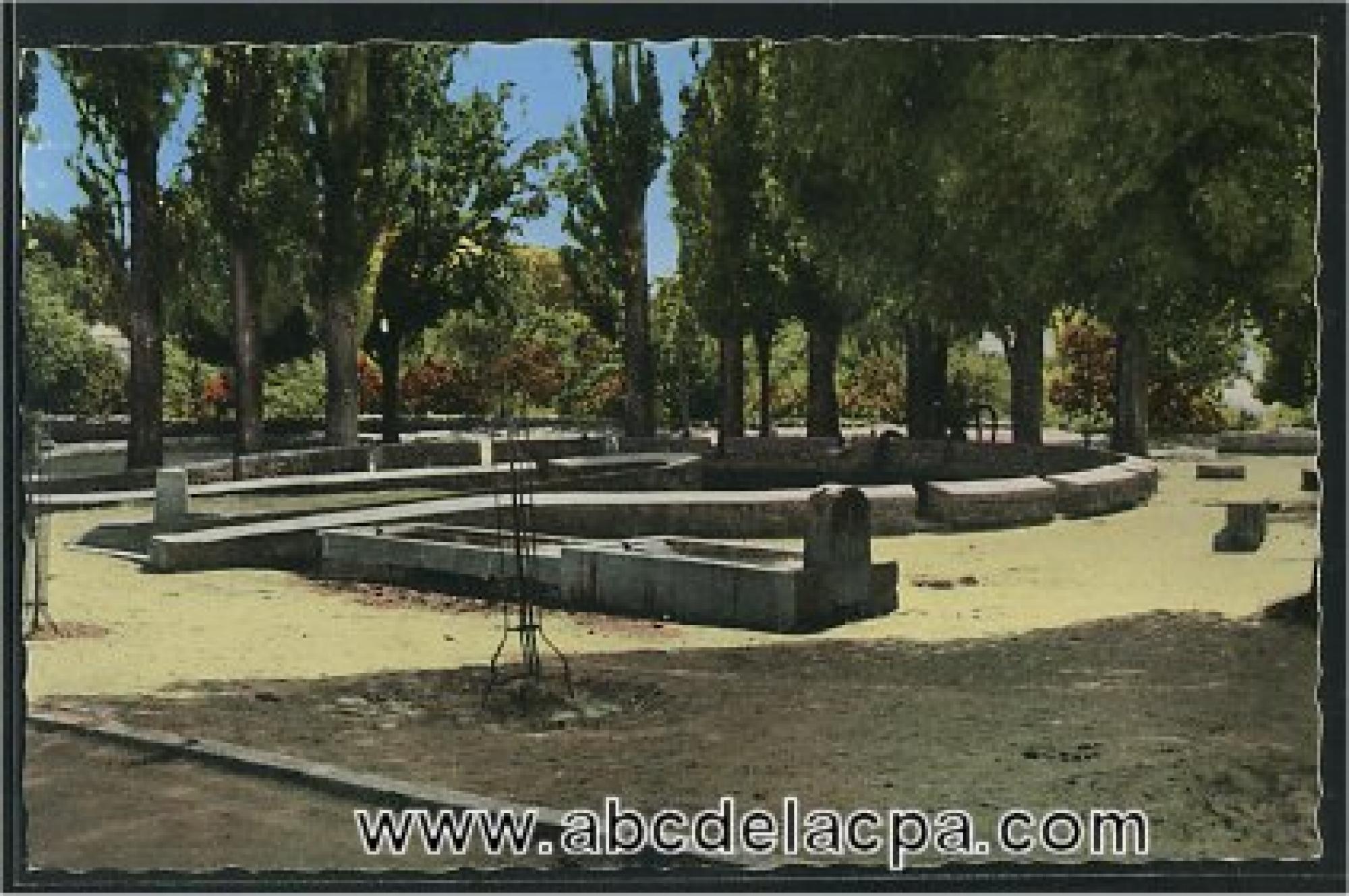 Aflou  - La fontaine et le jardin