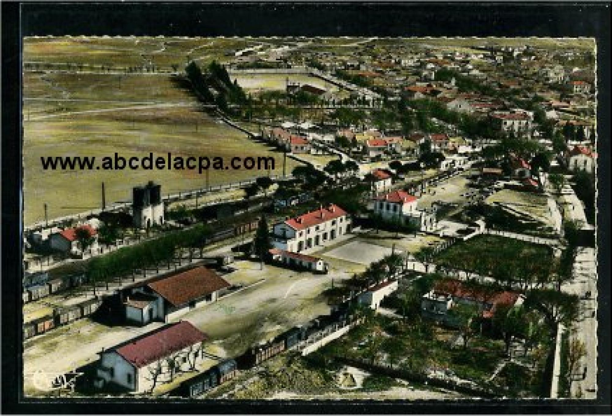 Aïn Beïda  - Vue aérienne sur le quartier de la Gare