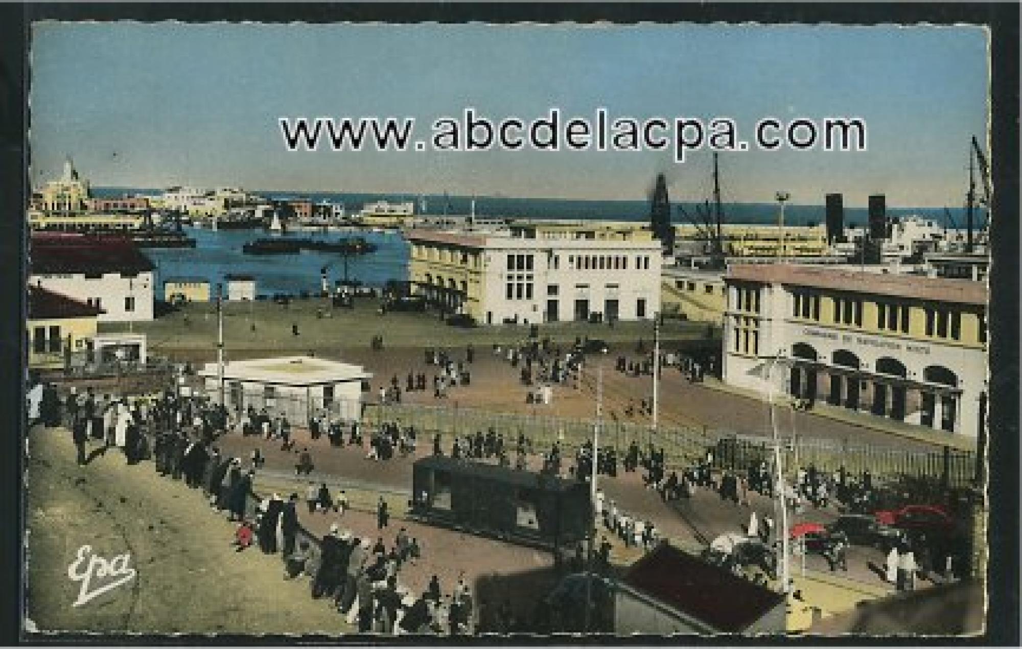 Alger -      Bâtiments  - Gare maritime et l'amirauté