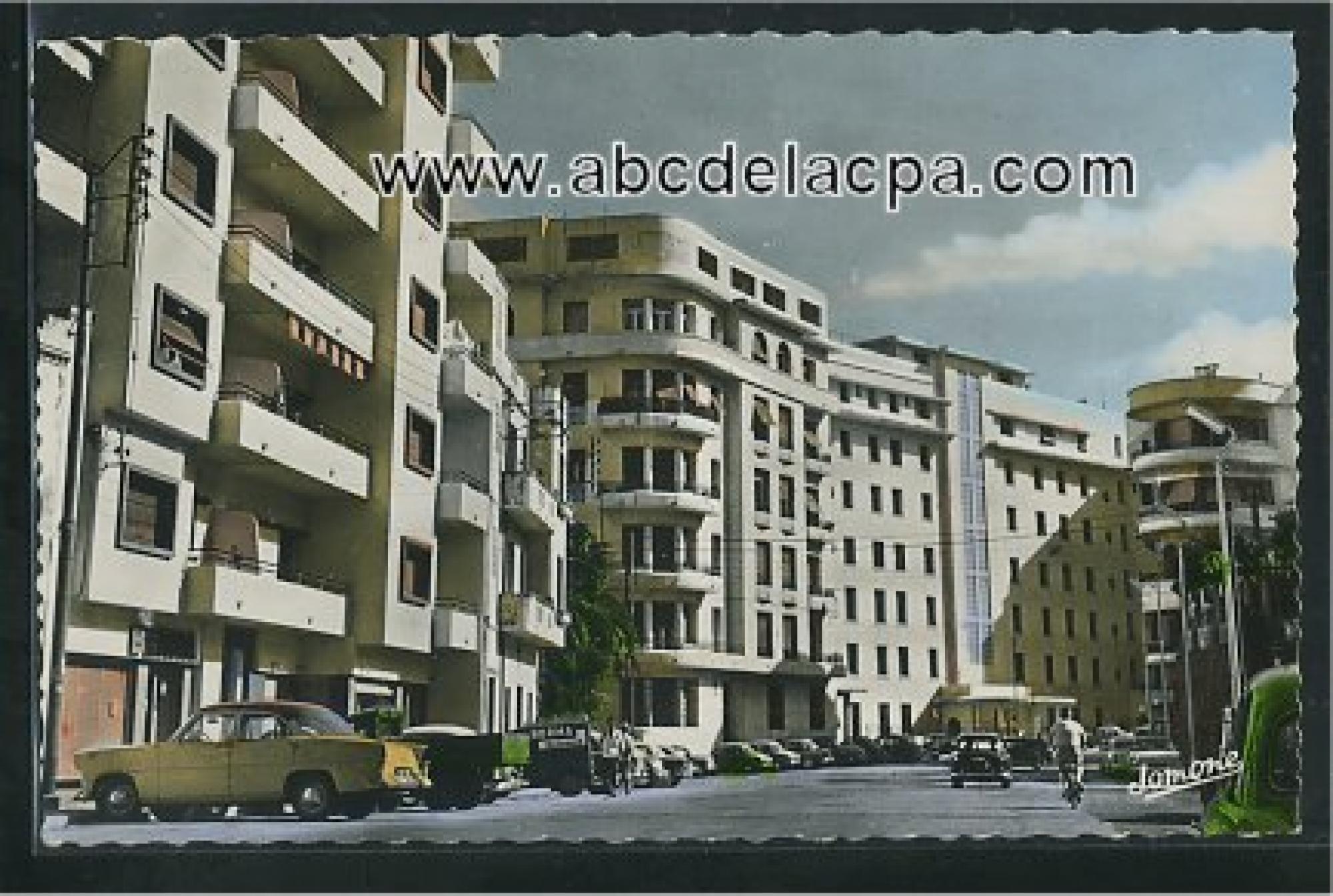 Alger -      Bâtiments  - Le Télemly et l'immeuble Algéria