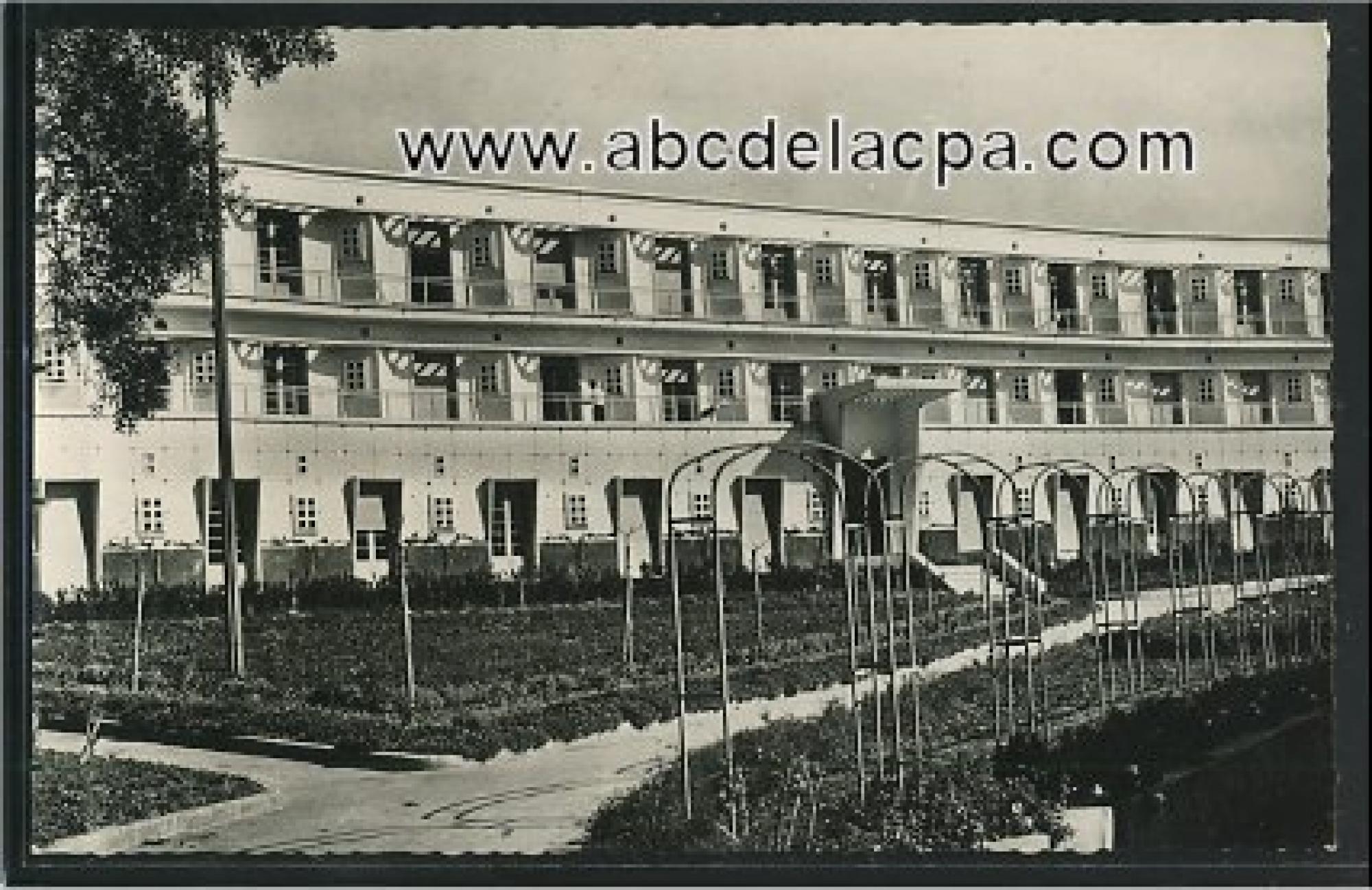 Alger -      Bâtiments  - Cité Universitaire d'Alger - Pavillon Ville de Lyon, jeunes ménages