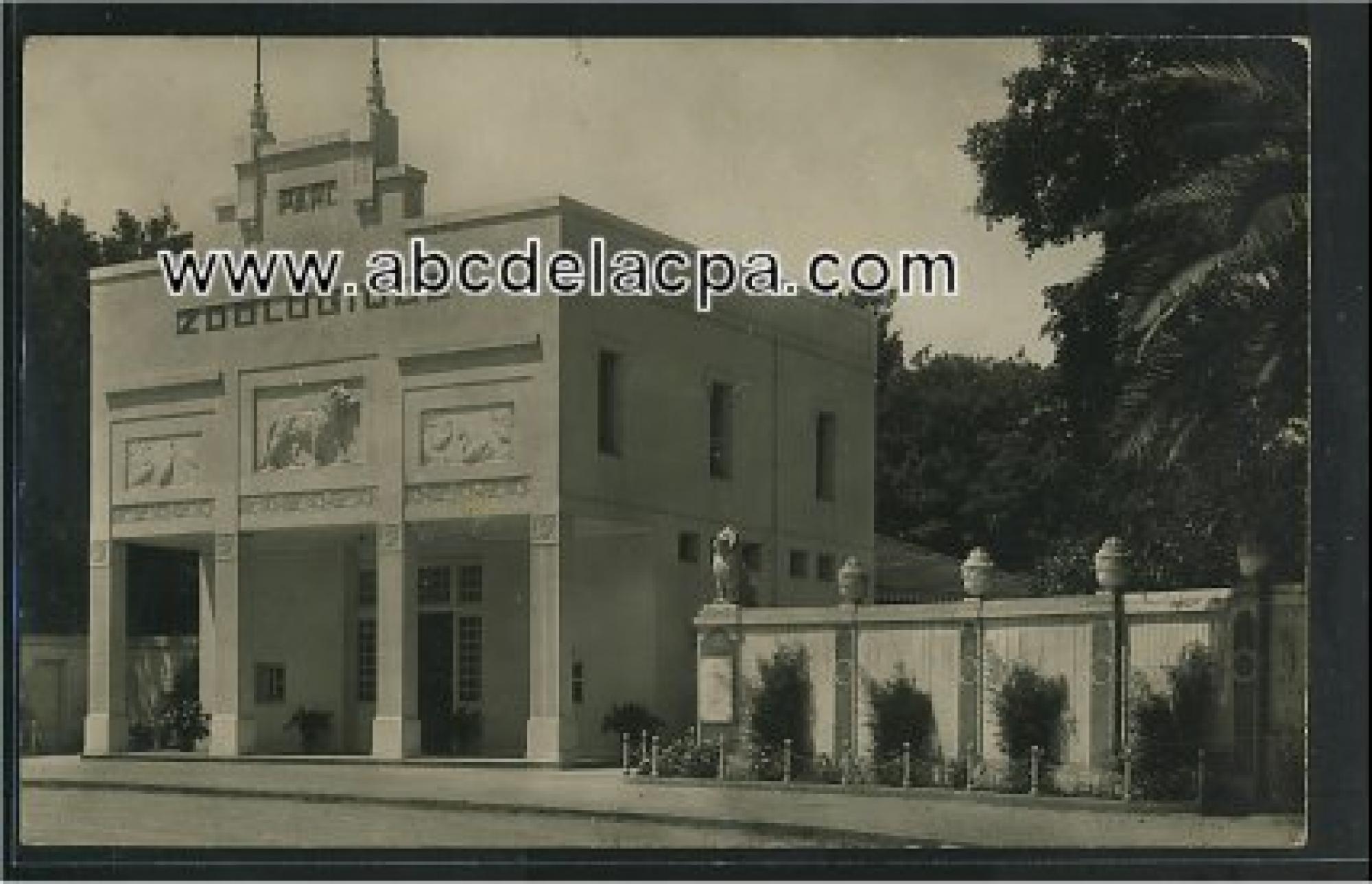 Alger -      Bâtiments  - Le parc zoologique du jardin d'essai