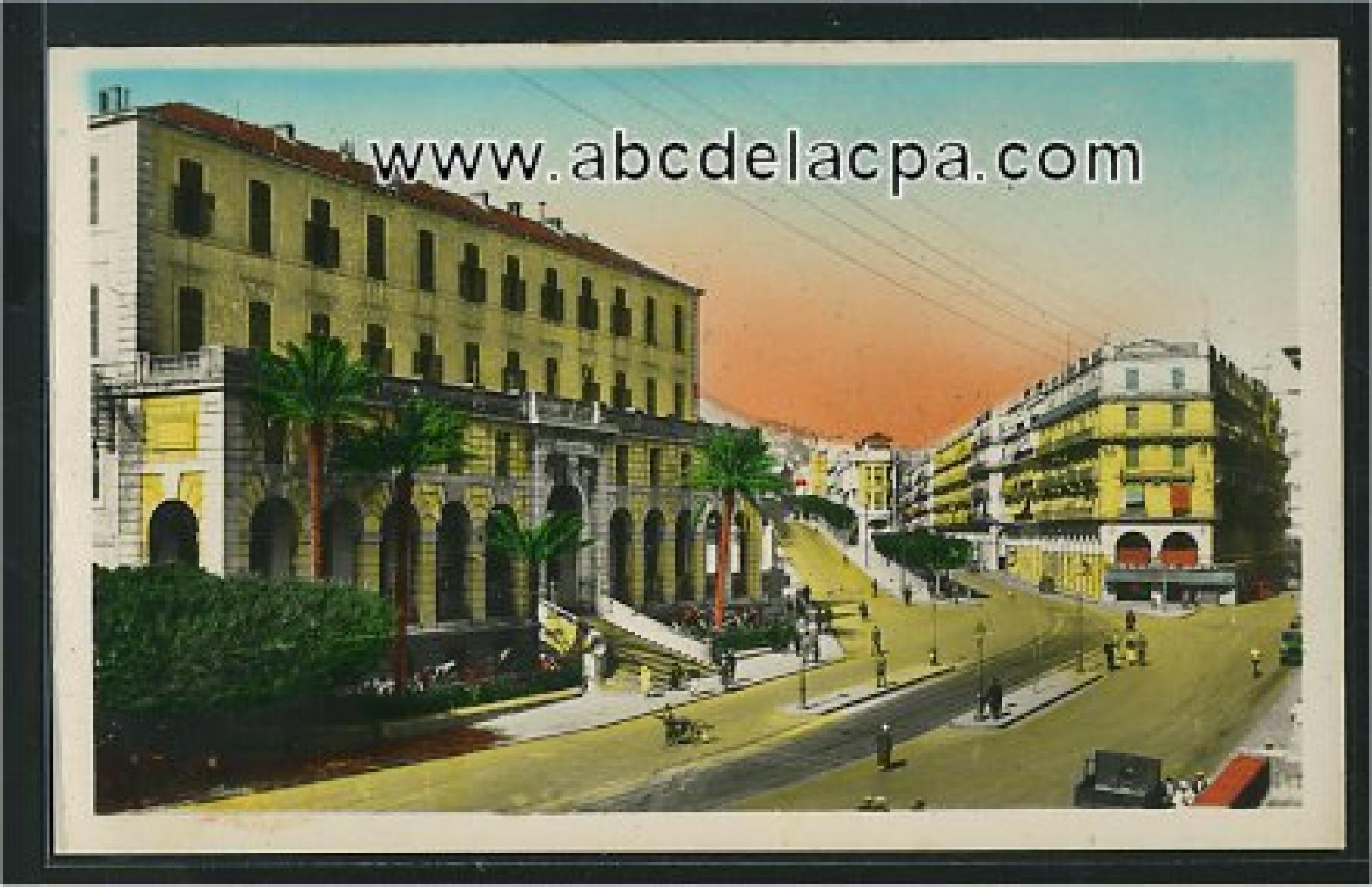 Alger -      Bâtiments  - Le lycée