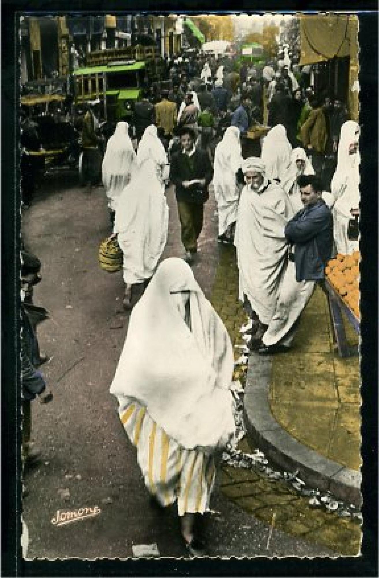 Alger - Rues  - Marché rue Randon