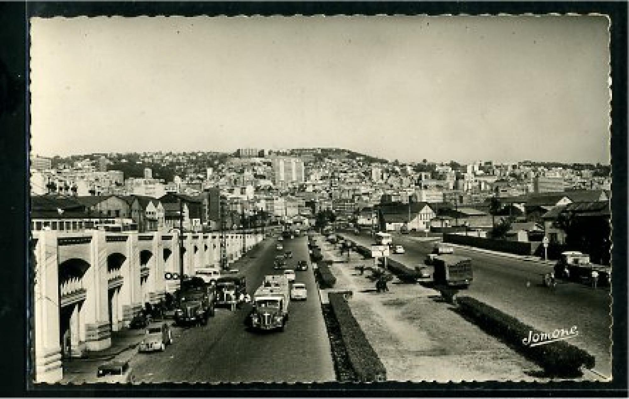 Alger - Rues  - Rampes Poirel et boulevard d'accès à la ville