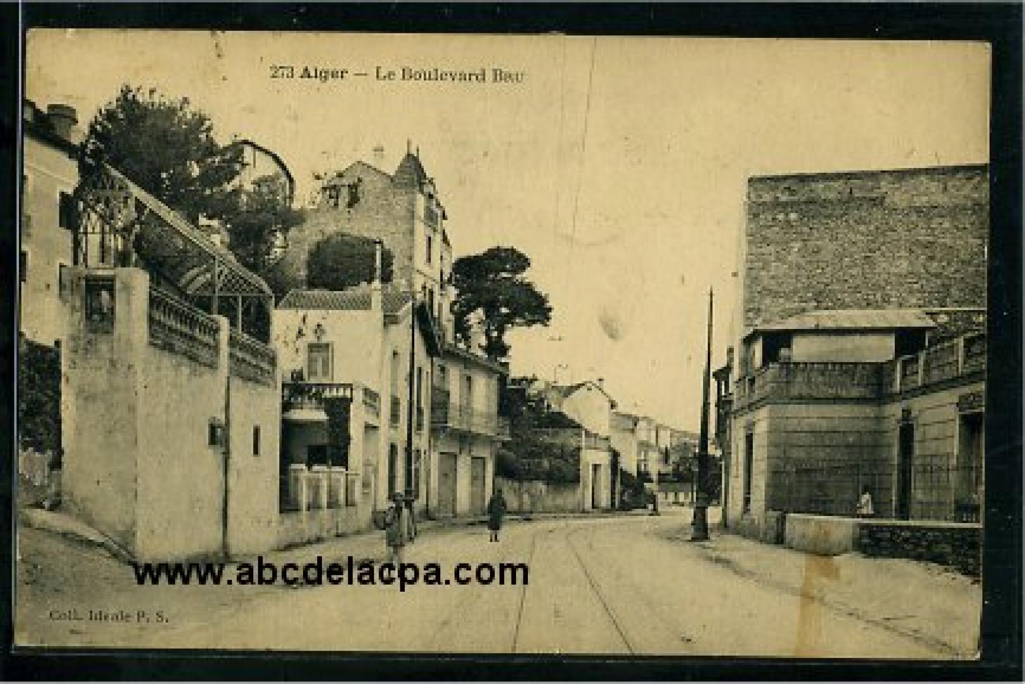 Alger - Rues  - Le boulevard Bru