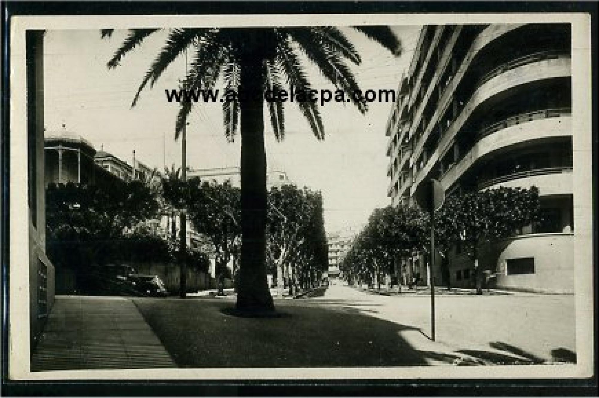 Alger - Rues  - Boulevard Victo-Hugo