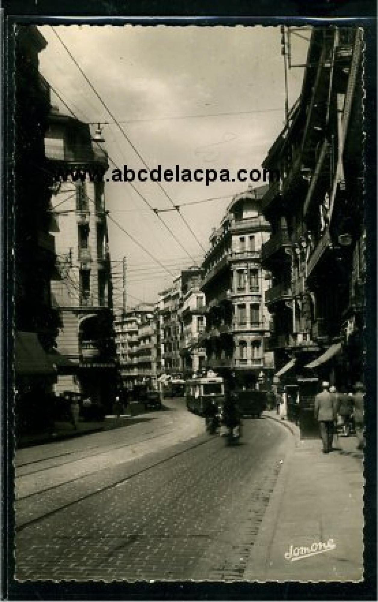 Alger - Rues  - Rue Michelet et Hoche
