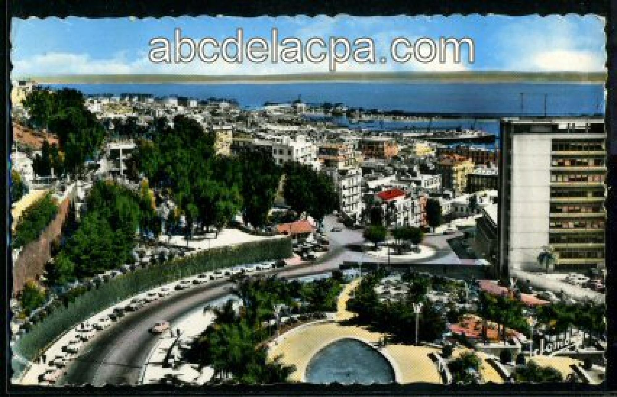 Alger - Rues  - Boulevard du Télémy et gouvernement général