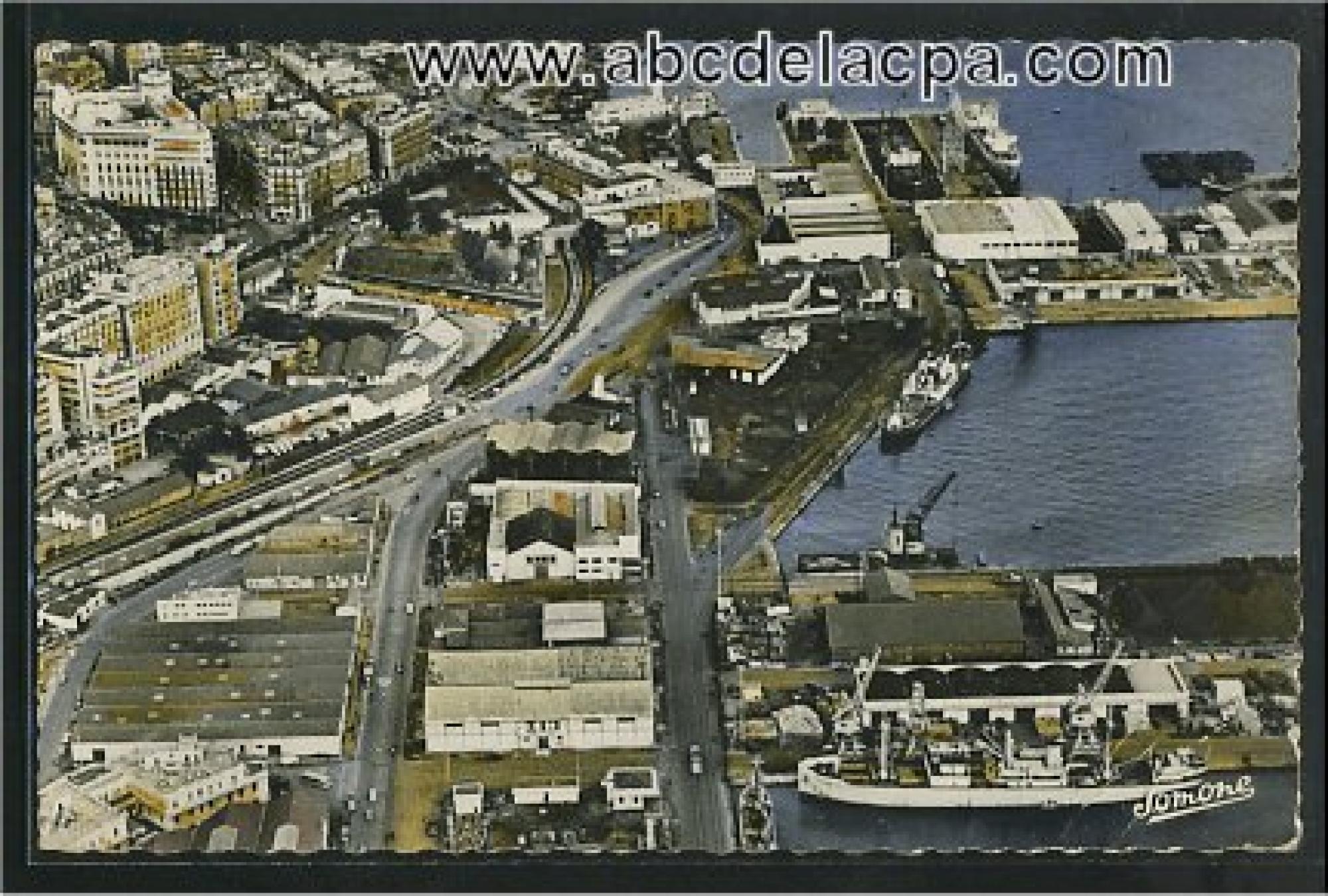 Alger - Le      Port  - L'arrière-port de l'Agha - Vue aérienne