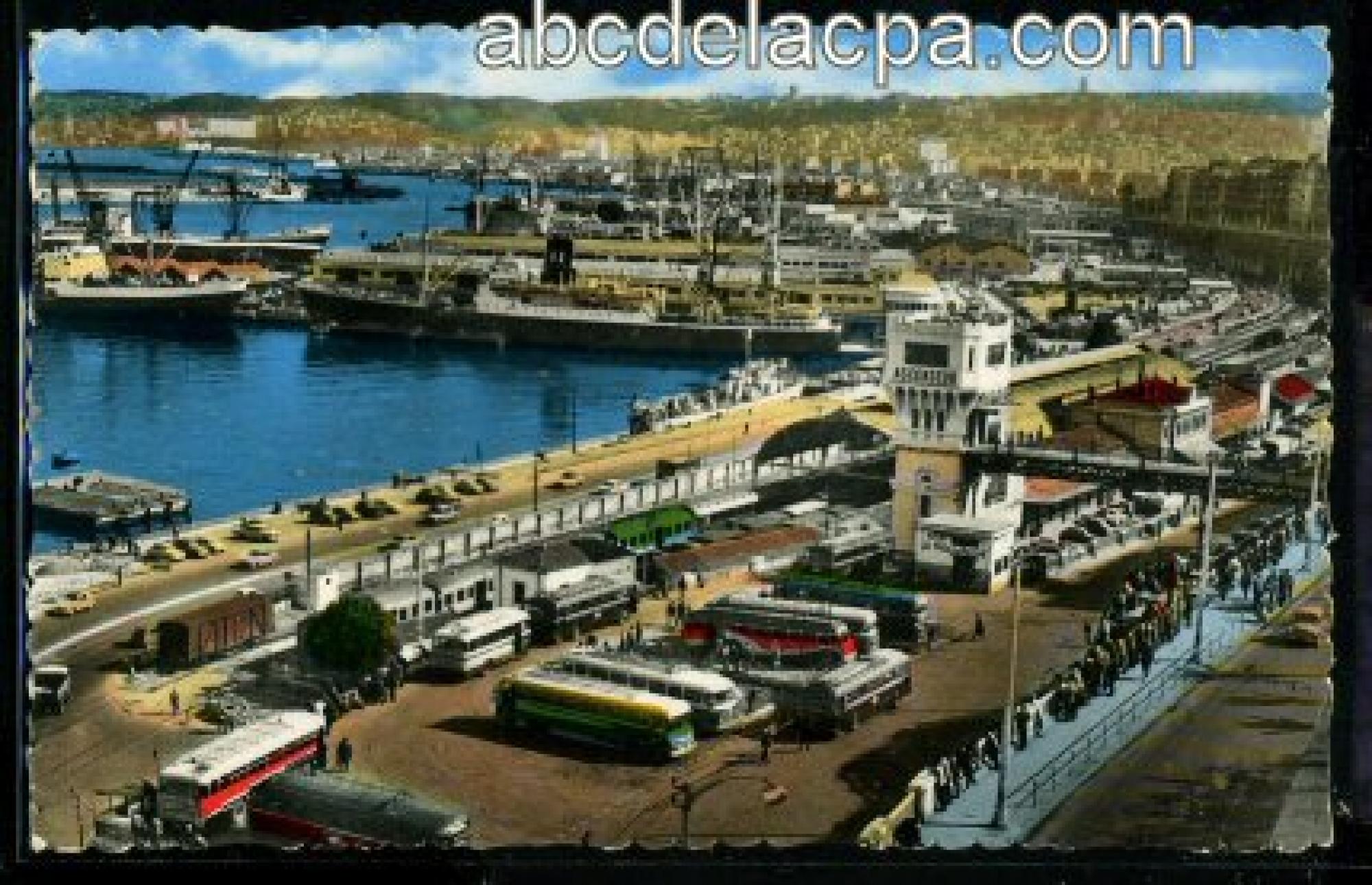 Alger - Le      Port  - Vue générale sur le port