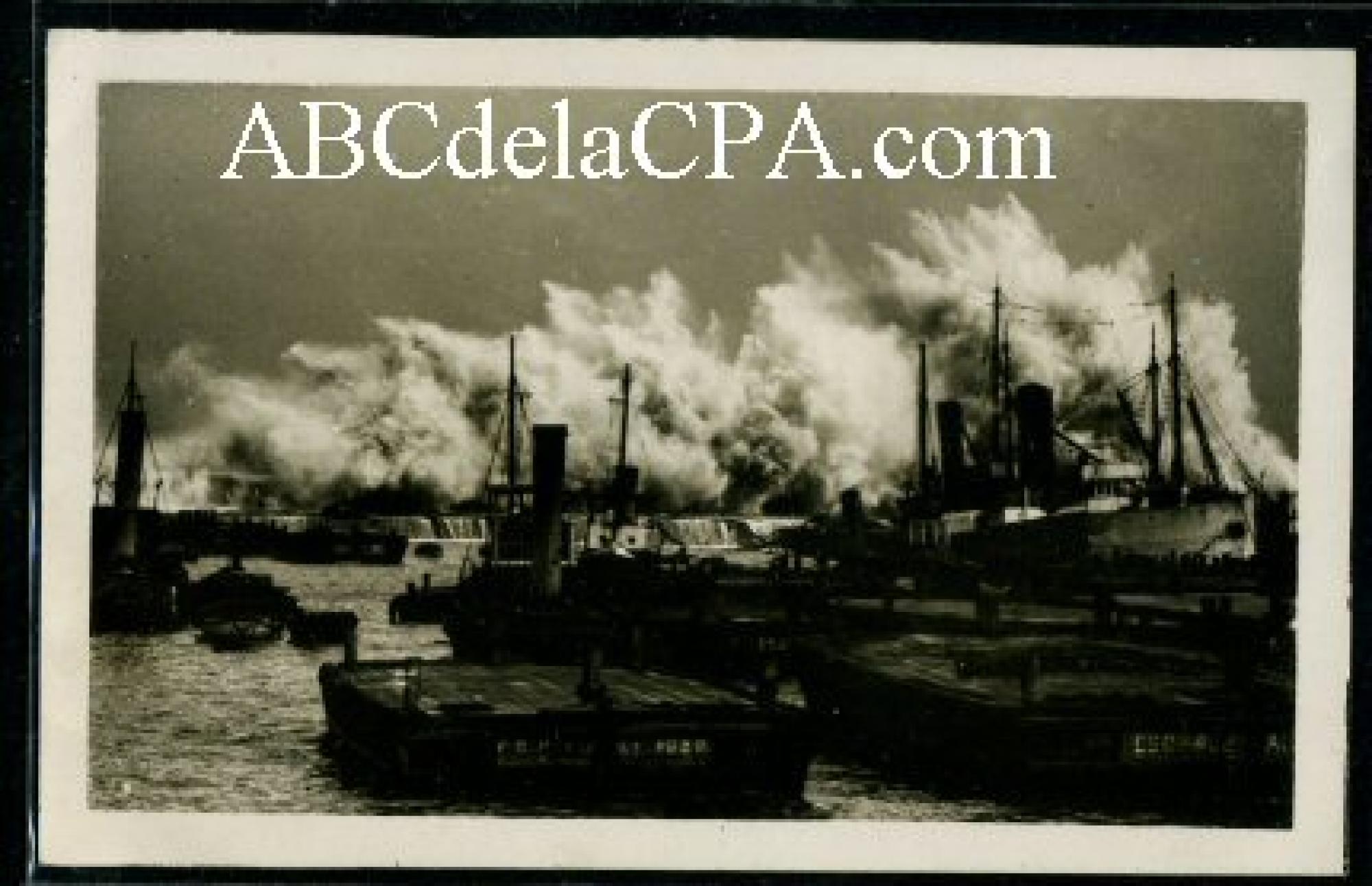 Alger - Le Port  - Tempête du 12 décembre 1931 à Alger